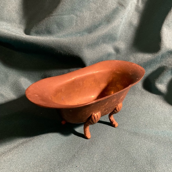 Other - Vintage Eclectic Brass India Bathtub Figure - Decor